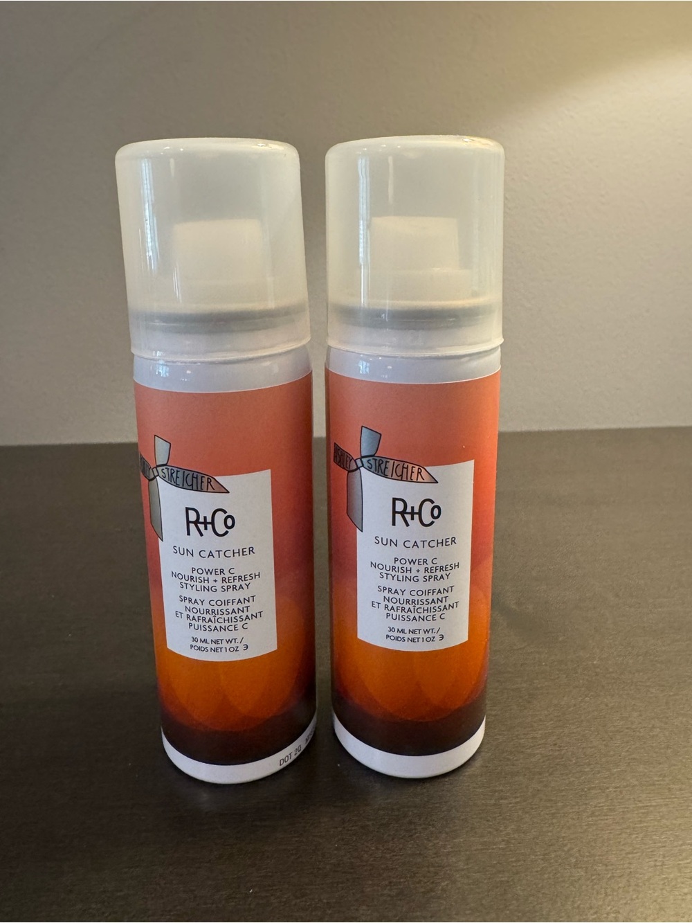 R+Co Sun Catcher Power C Nourish Refresh Styling Spray 30 ml 1 oz Travel Size X2